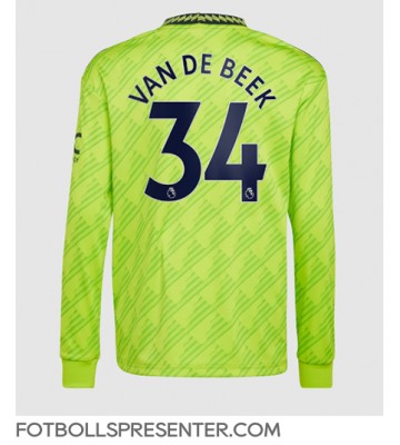 Manchester United Donny van de Beek #34 Tredje Matchtröja 2022-23 Långärmad
